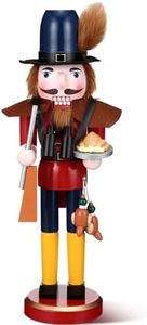 Memorywuu 15 Inch Thanksgiving Wooden Nutcrackers Figures Decor Fall Festive Collectible Nutcracker Gift Harvest Thanksgiving Nutcracker for Thanksgiving Christmas Home Table Fireplace Decorations