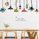 JAAMSO ROYALS Hanging Lamp stickers for walls of home, wall sticker for living room, wall stickers for home, wall painting stickers, living room wall stickers (60CM X 90CM)