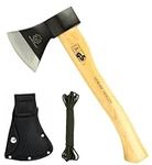 Mastiff Gears® Wooden Handle Hatchet,Camping Axe, Wood Splitting Axe for Camping, Bush Craft, Hunting, Survival Enthusiast