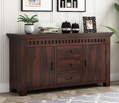 GADWAL FURNITURE Solid Sheesham Wood Wooden Chest of Drawers with Drawer Storage | Multipurpose Storage Cabinet Rack for Bedroom Home Living Room (Boho, Walnut Finish)