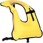 Rrtizan Snorkel Vest, Adults Portable Inflatable Swim Vest Buoyancy Aid Swim Jackets for Men & Women