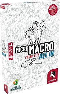 Pegasus Spiele MicroMacro: Crime City 3 All in Board Game