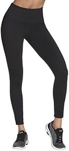 Skechers Women's GO Walk High Waisted Legging, Black/Black, Large