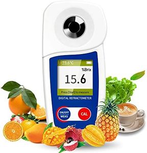 Flagfront Digital Brix Refractometer with 0-55% Range, ±0.1% Accuracy