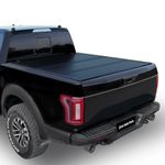 Jovo Hard Flip Back Tri-Fold Tonneau Cover Bed Cover Aluminum, Low Profile, Quad-Fold, 2015-2026 F150, 2022-2026 F150 Lightning 5.5FT Bed (67.1'')