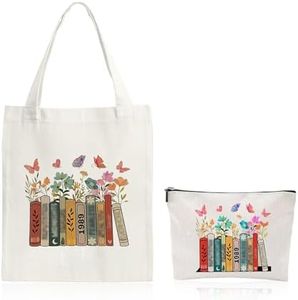 OMIGA Bolsas de Tela Personalizadas Bolsa de Algodón Tote Bag Personalizada y Neceser Personalizado Mujer para Damas Amigas Mamá Regalo de Cumpleaños Boda (35 x 40 cm)