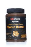 Upsnac Luscious Dark Choco Peanut Butter Crunchy 900g | High Protein | Tasty & Healthy Nut Butter Spread | No Refined Sugar | Zero Trans Fat | Cholesterol Free & Gluten Free