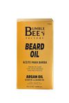 BUMBLE BEE Beard Oil Premium Organic Care for Men with Argan Oil, Olive Oil, and Jojoba Oil for Beards and Mustaches, 49.98 ml (Pack of 1), Gold