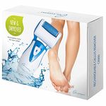 Electric Hard Skin Remover by Own Harmony: USA's Best Rated Callus Remover - Rechargeable Pedicure Tools w/ 3 Coarse Diamond Rollers - for Velvet-Smooth Foot Care - Professional (Universal USB Cord)