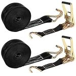 2 Pack 2 Inch Ratchet Straps Heavy 