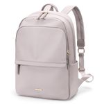 Laptop Backpack for Women Slim Computer Bag Work Travel College Backpack Purse Fits 15.6 Inch Notebook (Pink)