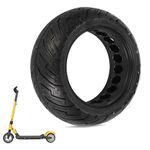 aleawol 10 Inch Scooter Solid Tyre 10x2.50 Shock Absorption Honeycomb Solid Tire 60/70-6.5 Explosion-Proof Solid Rubber Tyres Electric Scooter Front or Rear Replacement Tire Compatible for Max G30