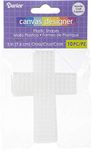 Darice Plastic Canvas Cross 3 Inch, 10 Pieces, 13.58 x 22.58-Inch