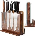 Kitchen Magnetic Knife Block with A