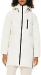 Orolay Women's Stylish Down Hooded Jacket with Two-Way Zipper Winter Down Coat Puffer Jacket White XXL