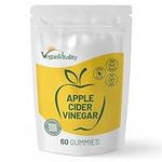 Apple Cider Vinegar Gummies - Appetite ACV Weight Gummies That Work Fast - Reinforced with Beetroot, Pomegranate, B6 & B12, Vegan Vitality 60 Gummies - Summer Keto