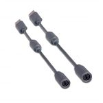 Siganorpy 2 Pack Replacement Dongle USB Breakaway Cable for Xbox 360 Wired Controllers - Dark Grey