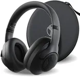 TREBLAB Z2 Active Noise Cancelling Workout Headphones - Signature-HD Sound, Deep Bass, 35H Battery, Comfortable, Foldable Over Ear Bluetooth Headphones Wireless. for Gym, Sport, Travel. Mic for Calls