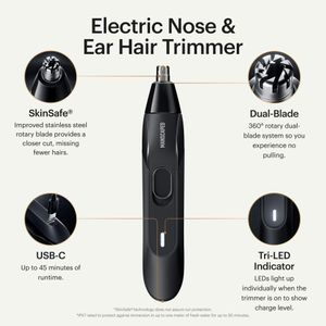 MANSCAPED Weed Whacker 2.0 Ear & Nose Hair Trimmer for Men