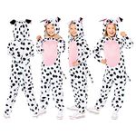 Amscan 9908812 - Kids Dalmatian Dog Onesie World Book Day Fancy Dress Costume Age: 6-8 Yrs