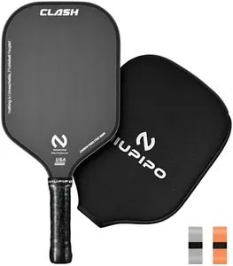 niupipo Pro Pickleball Paddle, USAPA Approved T700 Carbon Fiber, Robust One-Piece Design Pickleball Racket, Spray Grit Texture, Polymer Core for Better Control, Ergonomic Grip for Tournament, Training