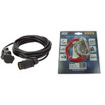 Maypole MP95 6m 12N Trailer Extension Lead & MP501 1m x 3mm Breakaway PVC Cable - Red