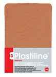 Plastiline 7355T - Plastiline Plate - Modeling Dough, High Precision - Modeling, Sculpting, Molding - Hardness 3 (medium) - 750g - Red Ocher shade. Made in France