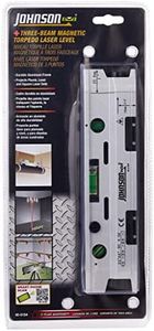 Johnson Level & Tool 40-6184 Magnetic Torpedo Laser Level, Silver & Black, 1 Laser Level