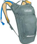 CamelBak Mini M.U.L.E. Kids Hydration Backpack for Hiking and Biking - 50oz, Stormy Sea/Mango