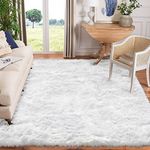 Goolela White Area Rugs 8x10 Faux F