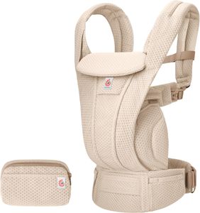 Ergobaby Omni Deluxe Baby Carrier – Beige, Adjustable Ergonomic Design