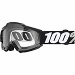 100% Men Accuri Goggle - Clear Lens Motocross/Cycling Goggles - Tornado, One Size