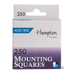 The Photo Album Company Dispenser Box with 250 Photograph Mounting Square - White