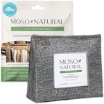 Moso Natural Air Purifying Bag 300g (10.58oz) Premium Bamboo Charcoal Odor Absorber for Home & Pet, Closet Odor Eliminator & Small Room Deodorizer, Charcoal Bags Last 2 Years, Unscented