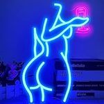 Ajoyferris Lady Back Neon Sign Dimm