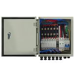 ECO-Worthy 6 String PV Combiner Box for Solar Panels, 10A Rated Current Fuse and Circuit Breakers for 1080/2160/4320W Solar Panels System