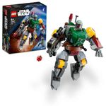 LEGO Star Wars Boba Fett Mech 75369 Building Toy Set (155 Pieces),Multicolor