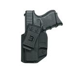 B Bluetac IWB Holster Fits Glock 26/27/28/33 in Left Hand, Works with Various Optics Sight (Left)