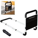 KingPavonini Bed Rails for Elderly Adults - Bed Assist Rail Medical Bed Support Bar Mobility Assistant with Free Storage Bag and Fixing Strap, Fit King, Queen, Full, Twin