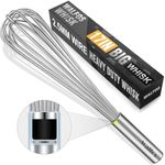 Walfos Whisk,17in Large Whisks, Hea