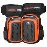 LIDUEN PRO Knee Pads for Work-Heavy Duty Support Kneepads with Gel Cushion and Anti-Slip Straps for Construction, Flooring, Gardening, Cleaning, Tile