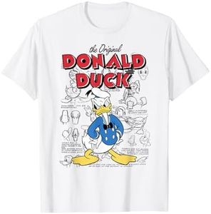 Disney Donald Duck Original Donald How To Draw Background Maglietta