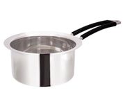 KC Stainless Steel Sauce Pan | Milk Pan | Stove & Induction Safe | Heat Surround Cooking | Easy Grip Handles | Capacity 1.5 LTR | Diamm. 18 Cm