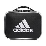 adidas 977618 Foundation Insulated Lunch Bag, Black/White