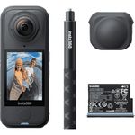 Insta360 X4 Air Starter Bundle - Lightweight 165g 8K 360 Camera, Invisible Selfie Stick Effect, Replaceable Lenses, Shoot First & Frame Later, Built-in Wind Guard, AI-Powered App