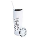 MAMA Tumbler with Lid & Straw - 18/