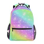 ALAZA Girls Unicorn Backpacks for School Glaxy Rainbow Star Bookbags for Kids Teen Toddler Fashion Daypack Rucksack Travel Laptop Bag