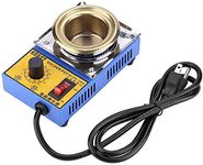 GILHOT® Solder Pot Soldering Desoldering Bath - Titanium Plate 220V 300W 200-480°C Electric Soldering Irons (3 Inch Pot)