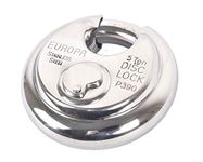 Europa P390SS Key Pad Lock (Silver, Stainless Steel Finish)