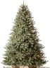 Balsam Hill 4.5ft Pre-Lit Classic Blue Spruce - Artificial Christmas Tree with 300 Clear Incandescent Lights, Easy Plug Technology, Premium Stand & Storage Bag for Indoor Holiday Decorating